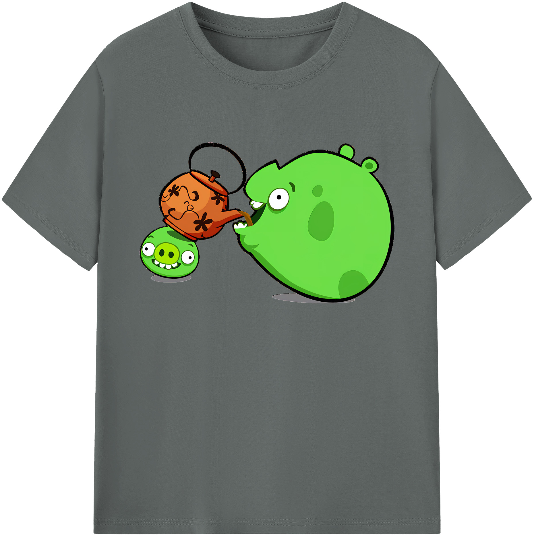 （画像用） Angry Birds アングリーバード 綿100％ メンズ半袖Tシャツ｜肌触りやわらか＆通気性